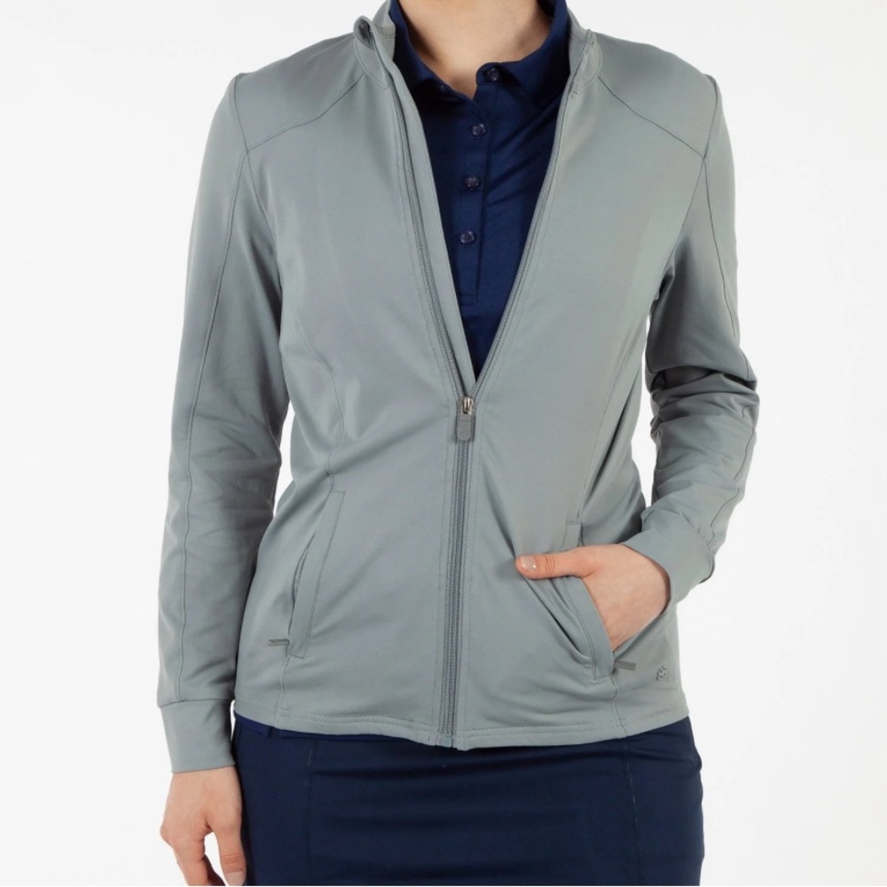 Bobby Jones Women's Tech Solid Full-Zip Jacket Size Large New With Tags - Picture 1 of 13